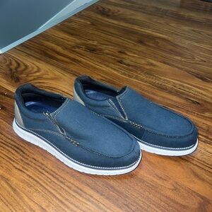Men's Navy Blue Slip-On Shoes